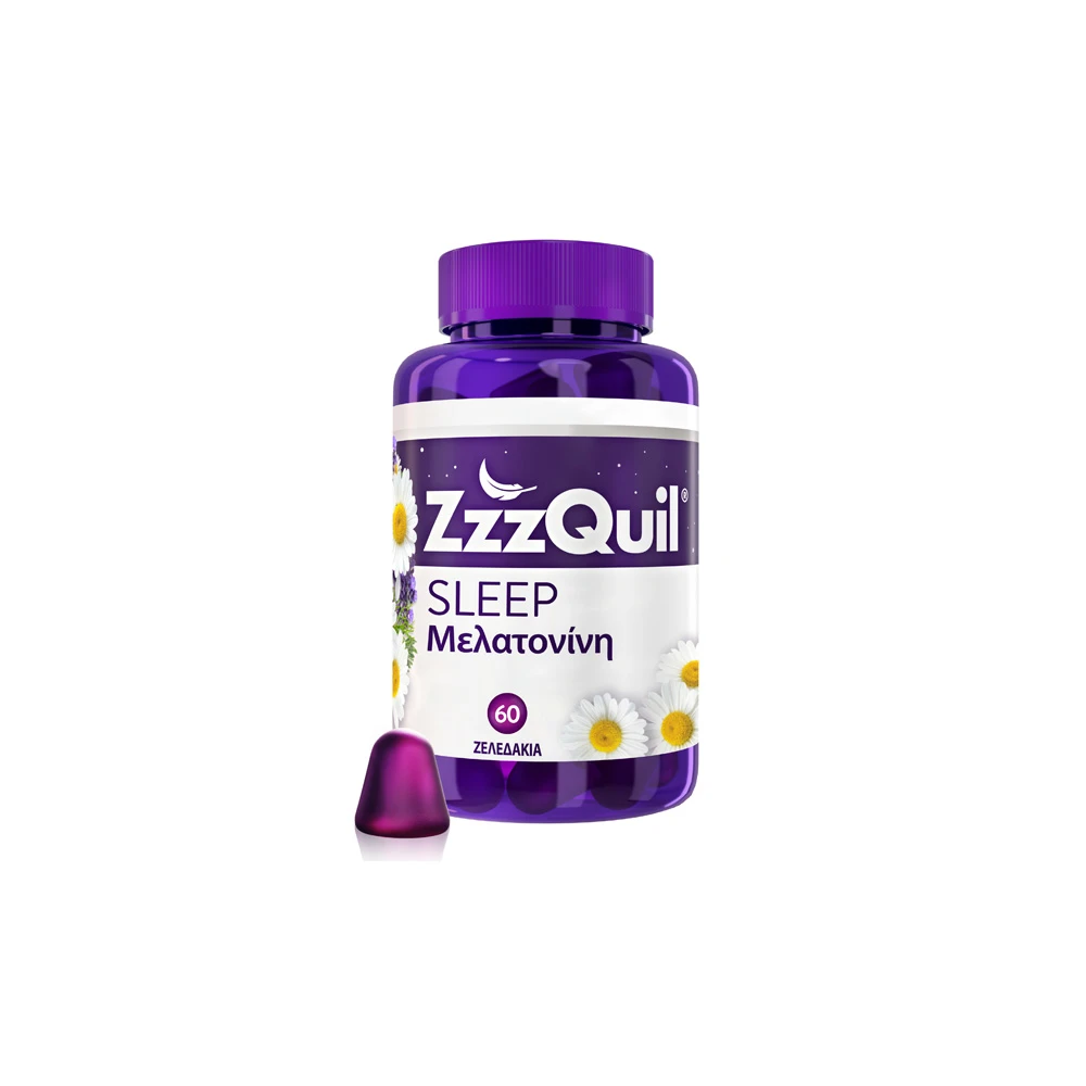 ZzzQuil Sleep Food supplement With Melatonin 60 gummies