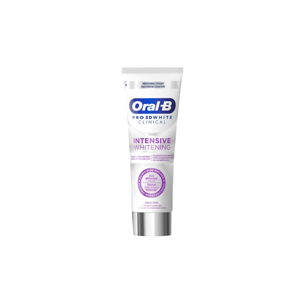 Oral-B Pro 3D White Clinical Intensive Whitening Oδοντόκρεμα 75ml