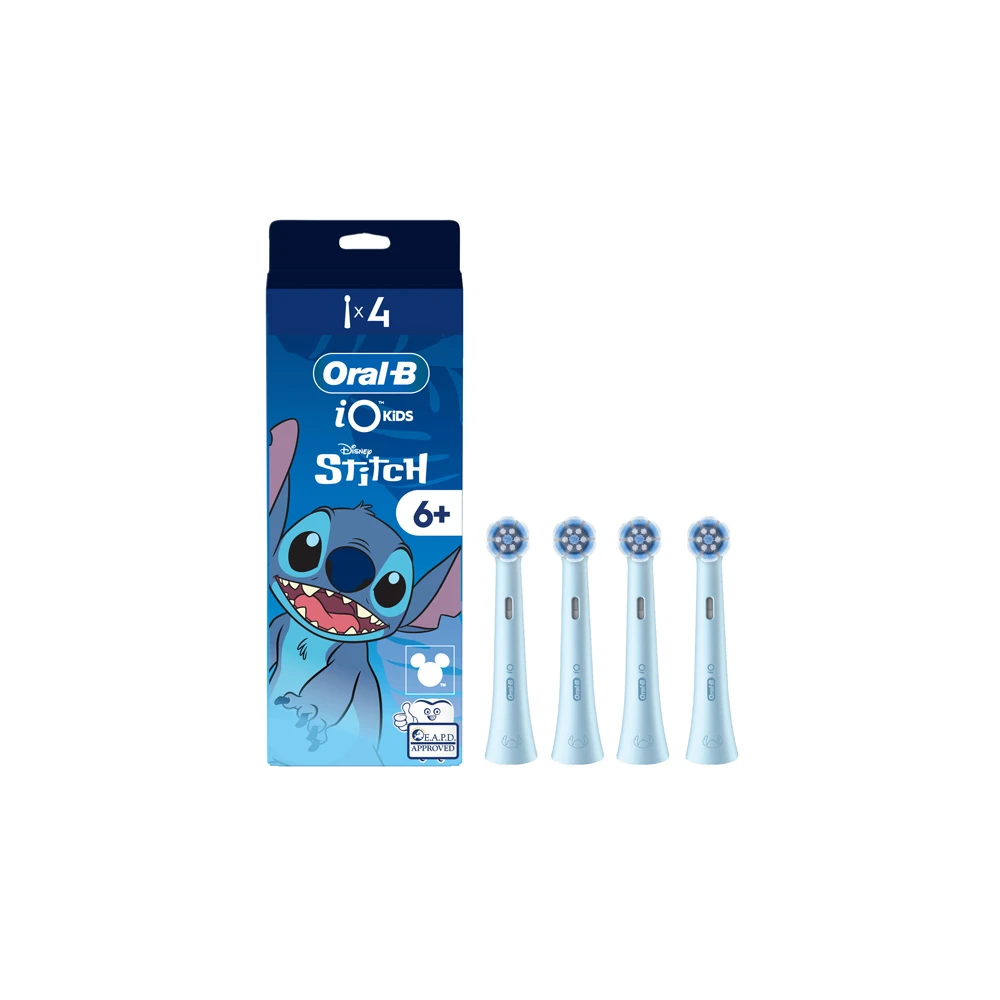Oral-B iO Kids Disney Stitch Electric Toothbrush Head For Αge 6+ 4 pieces
