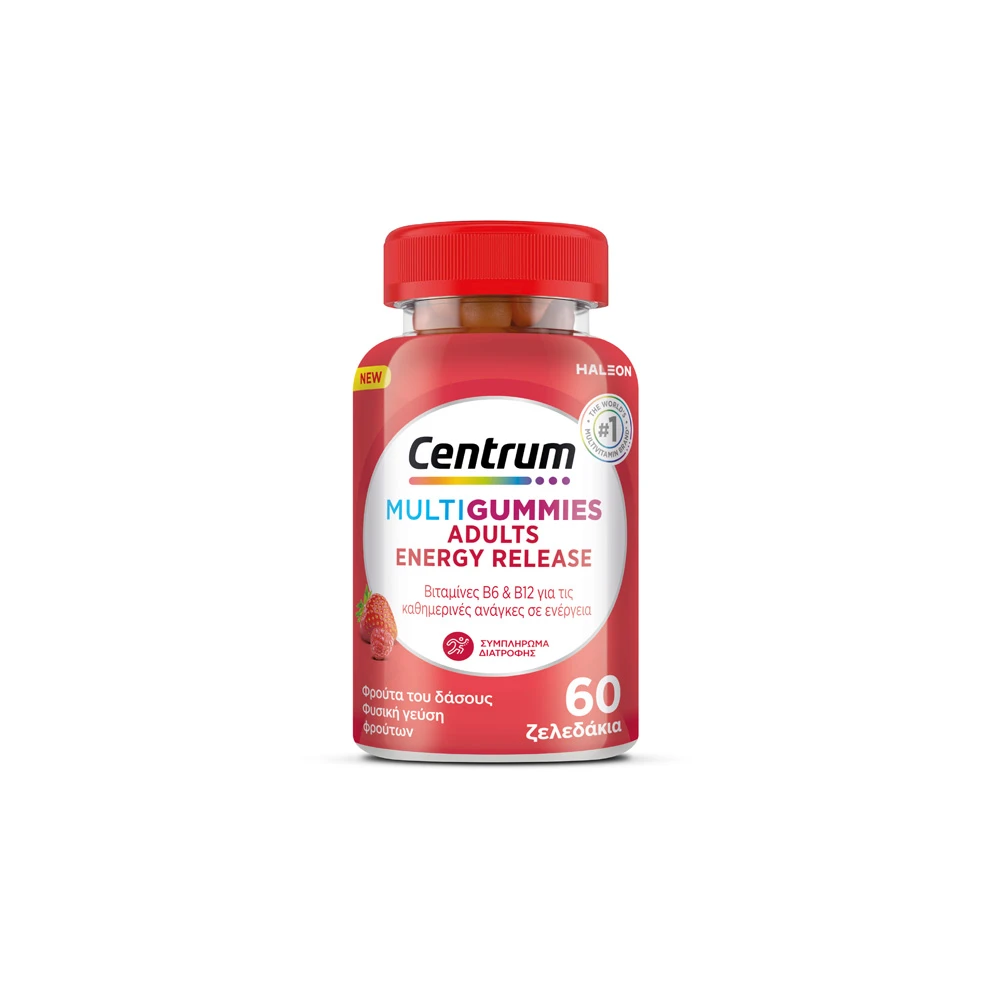 Centrum Multigummies Adults Energy Release 60 gummies