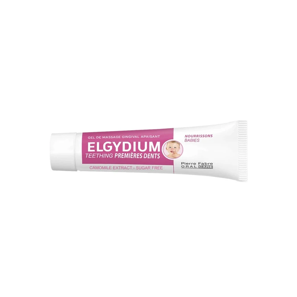 Elgydium Teething Baby Massaging Mouth Gel Καταπραϋντικό Gel Για Μασάζ Στα Ούλα Των Βρεφών 15ml