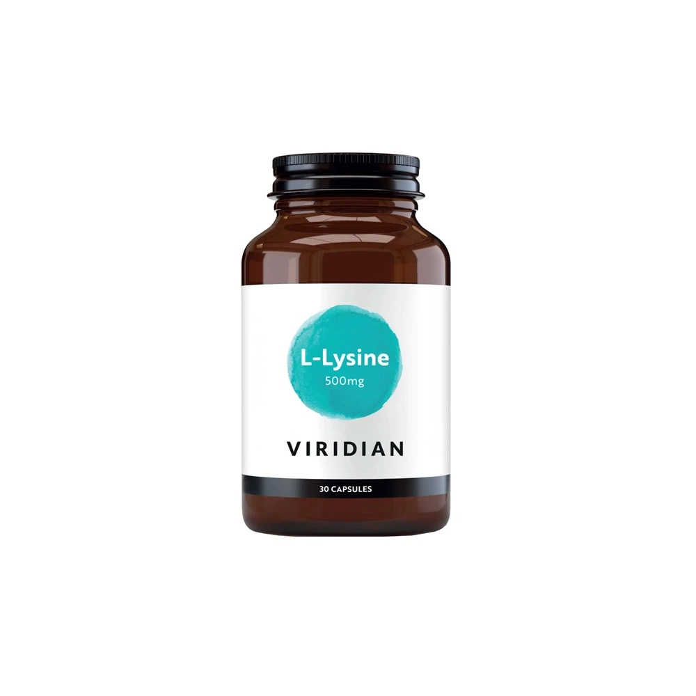 Viridian L-Lysine 500mg 30 caps