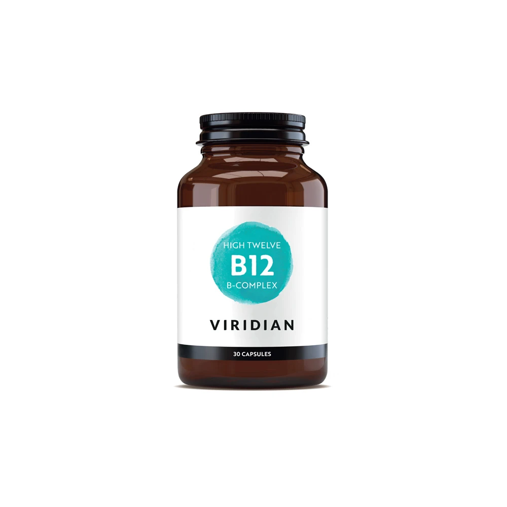 Viridian B12 B Complex Συμπλήρωμα Διατροφής Του Συμπλέγματος Βιταμινών Β 30 κάψουλες
