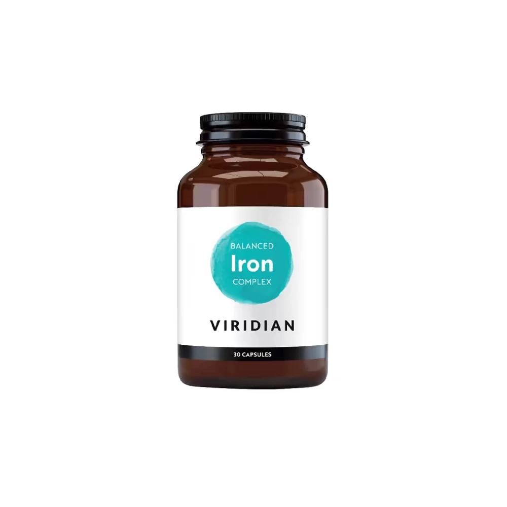 Viridian Balanced Iron Complex 30 caps
