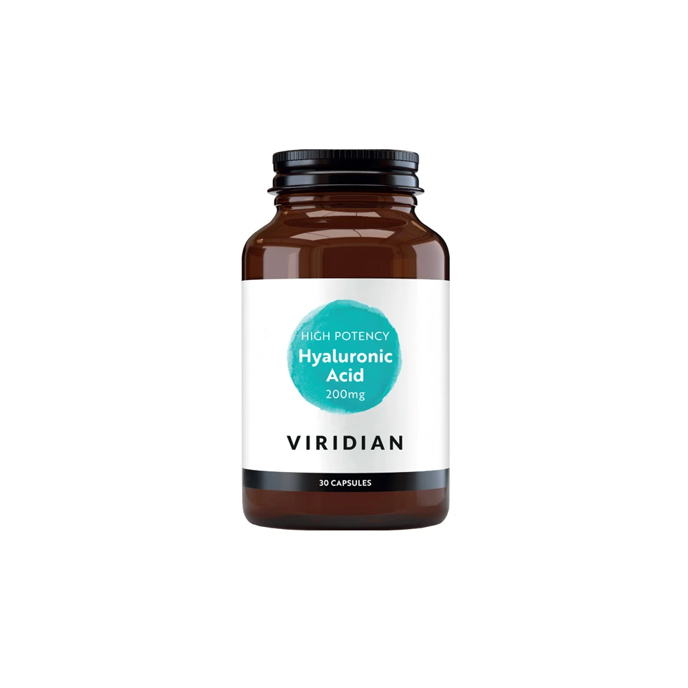 Viridian High Potency Hyaluronic Acid 200mg 30 caps
