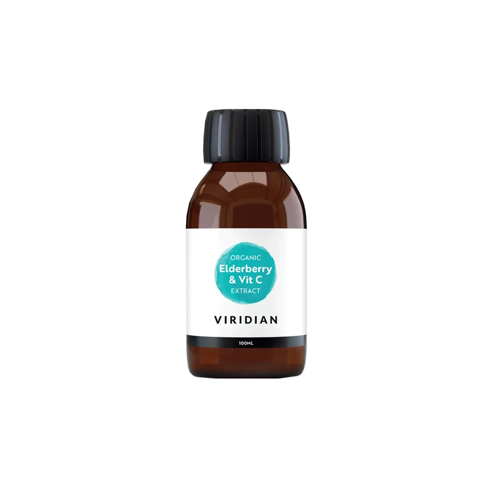 Viridian Organic Elderberry & Vitamin C Extract 100ml