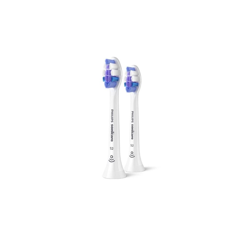 Philips Sonicare S2 Sensitive Extra Soft Electric Toothbrush Replacement Parts 2 pieces