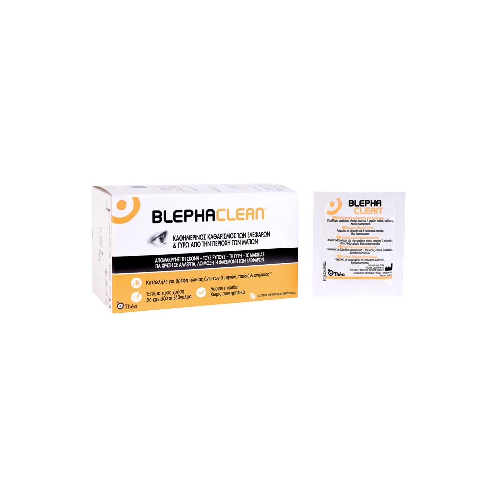Thea Blephaclean Eyelid & Eye Cleansing Wipes 30 pieces