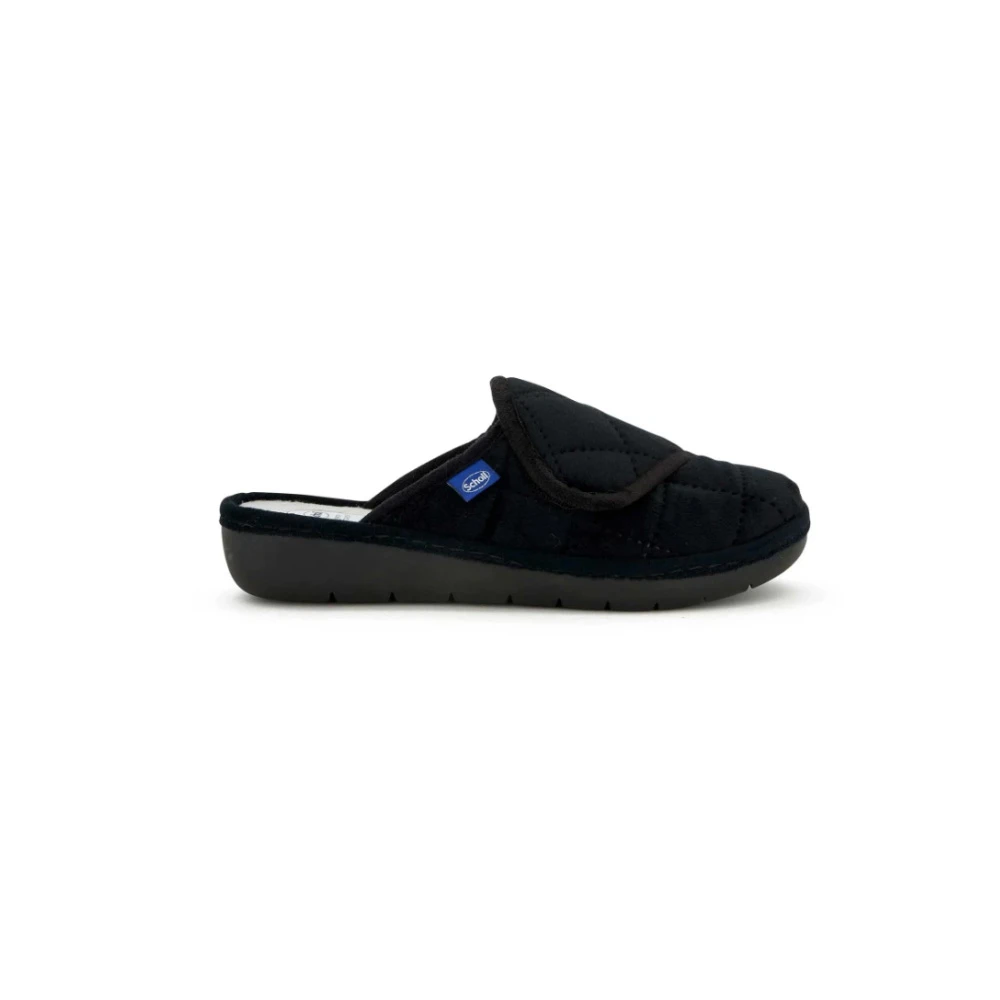 Scholl Shoes Lauren Strap Women's Anatomical Slippers Black 1 pair