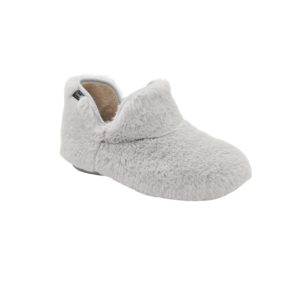 Scholl Shoes Molly Bootie Women's Anatomical Slipper Light Gray 1 pair