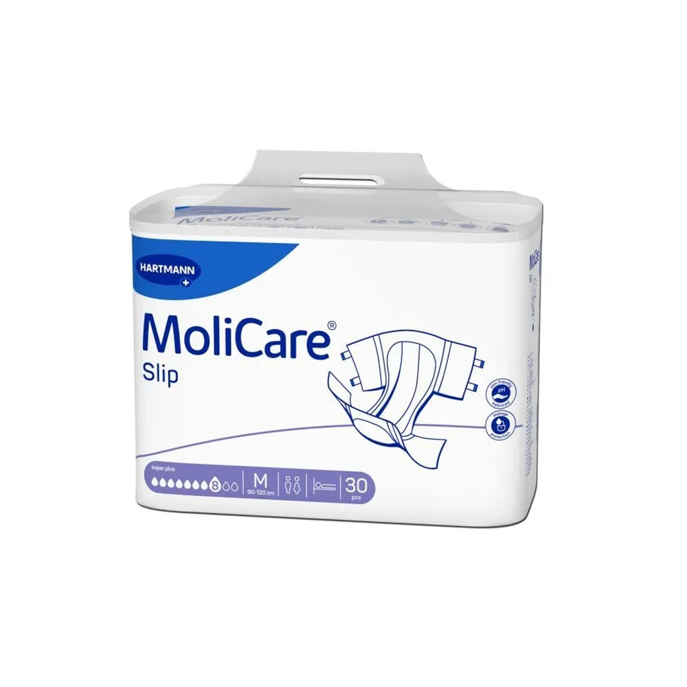 Molicare Slip Super Plus Σλιπ Ακράτειας Μέγεθος Μedium (90-120cm) 30 πάνες