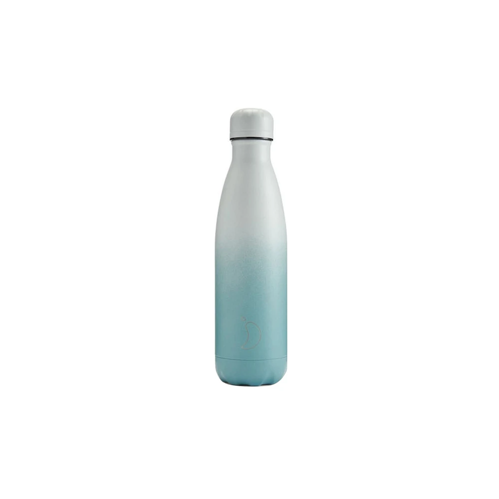 Chilly's Gradient Πάγου Γαλάζιο Μπουκάλι Θερμός Από Ανοξείδωτο Ατσάλι 500ml