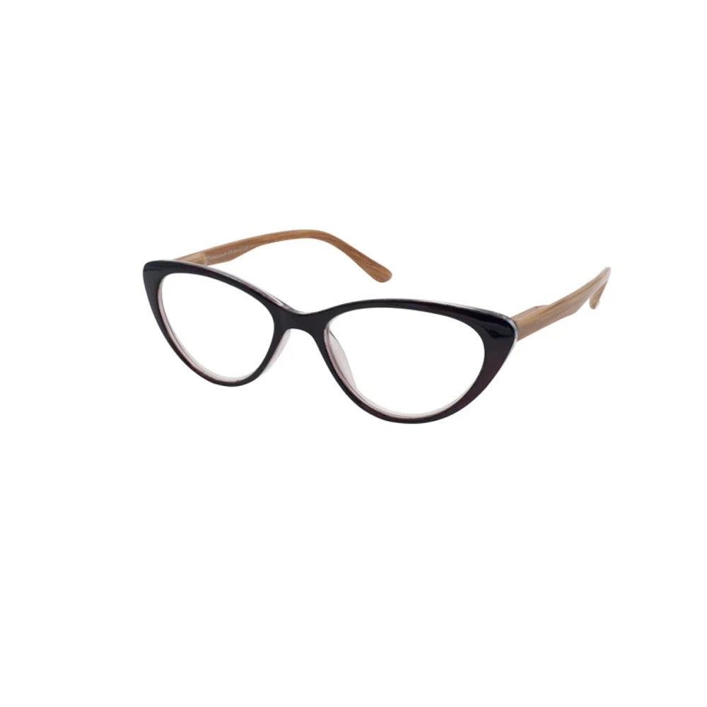 Pharmalead Vitorgan Presbyopia Reading Glasses E206 Bordeaux-Butterfly With Wooden Arm 1 piece