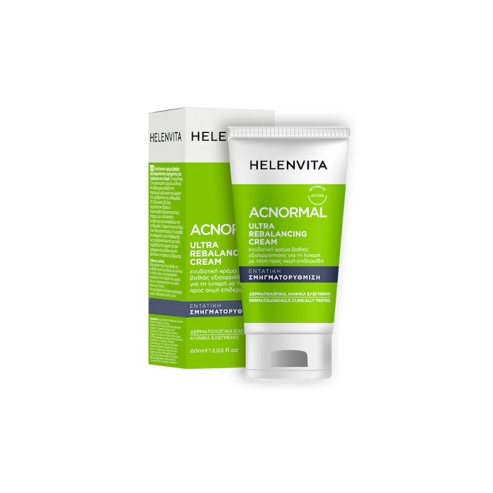 Helenvita ACNormal Ultra Rebalancing Cream Ενυδατική Κρέμα Για Λιπαρές & Ακνεϊκές Επιδερμίδες 60ml