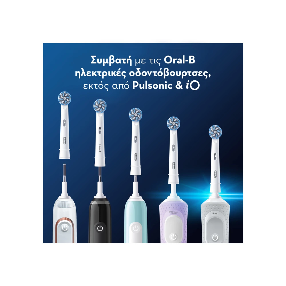 Oral-B Pro Sensitive Clean White Replacement Electric Toothbrush Heads 10 pieces