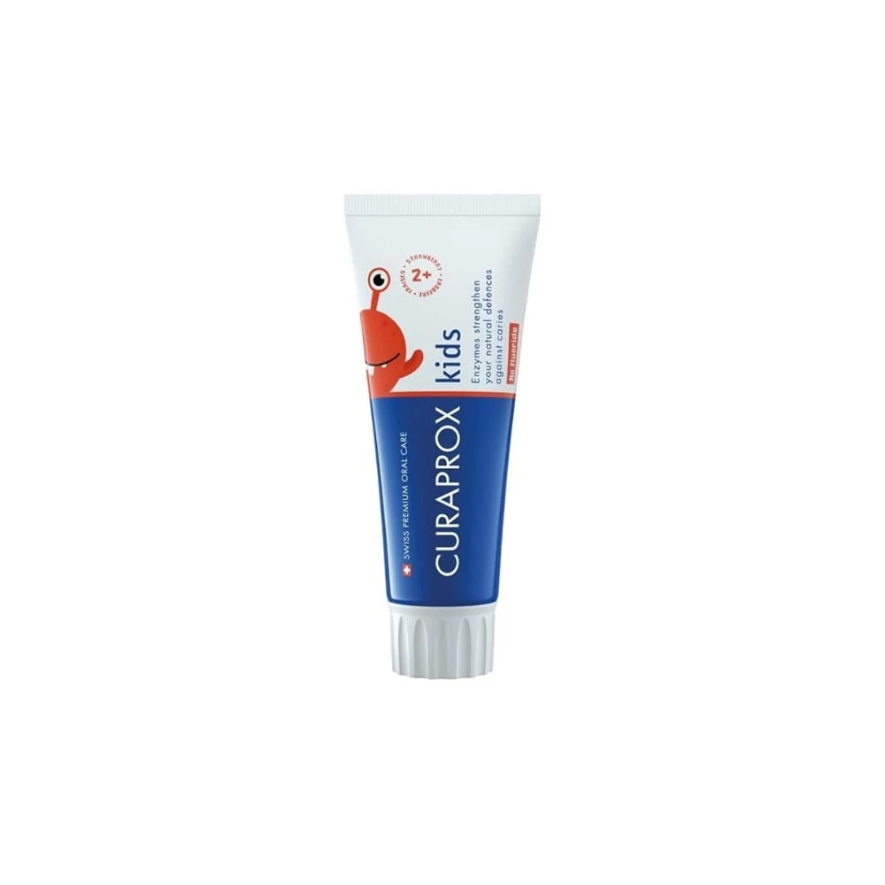 Curaprox Kids Toothpaste Strawberry Flavor Fluoride-Free 2Y+ 60ml