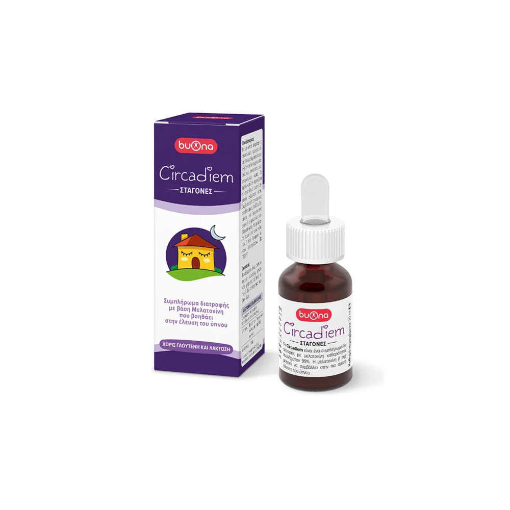 Buona Circadiem Σταγόνες Μελατονίνης Για Παιδιά 3+ Ετών 20ml