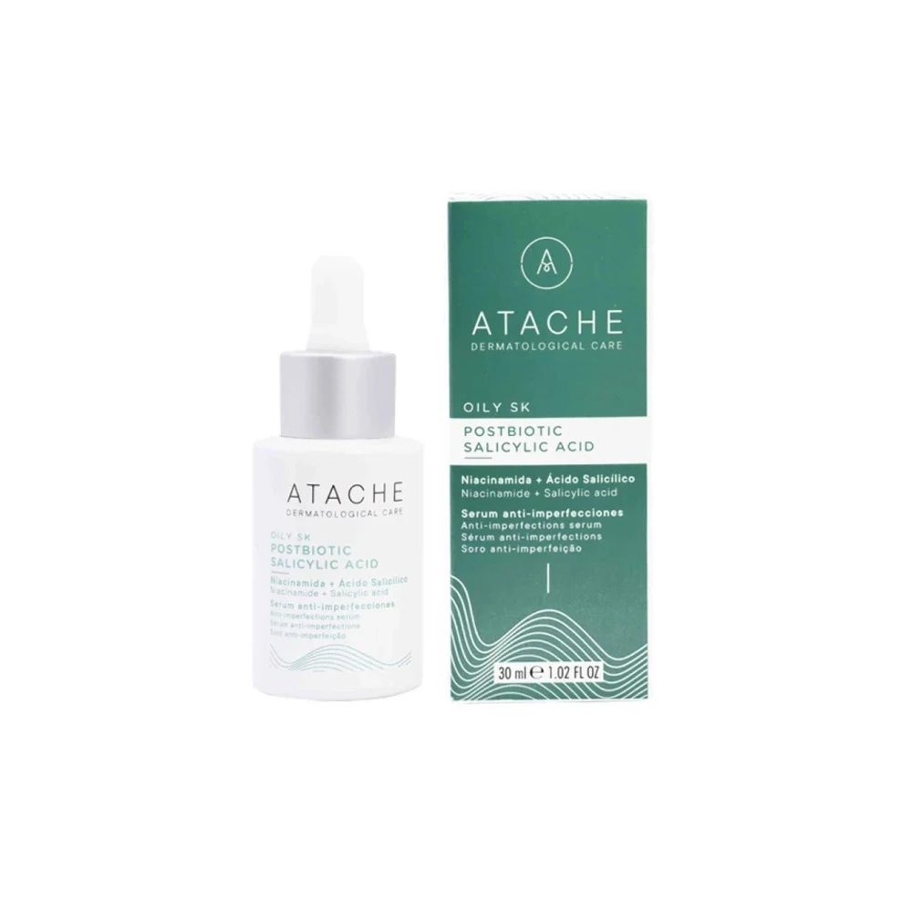 Atache Postbiotic Salicylic Acid Αντιβακτηριδιακός Ορός Ρύθμισης Του Σμήγματος 30ml