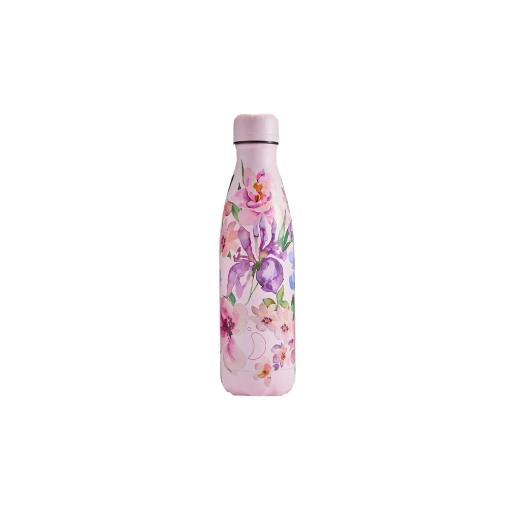 Chilly's Original Bottle Water Ανοξείδωτο Μπουκάλι Θερμός Sorbet Petals 500ml