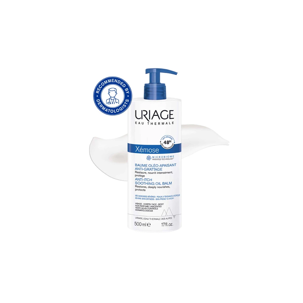 Uriage Xemose Anti-itch Soothing Oil Balm Καταπραϋντικό Έλαιο Βάλσαμο Κατά Του Κνησμού 500ml