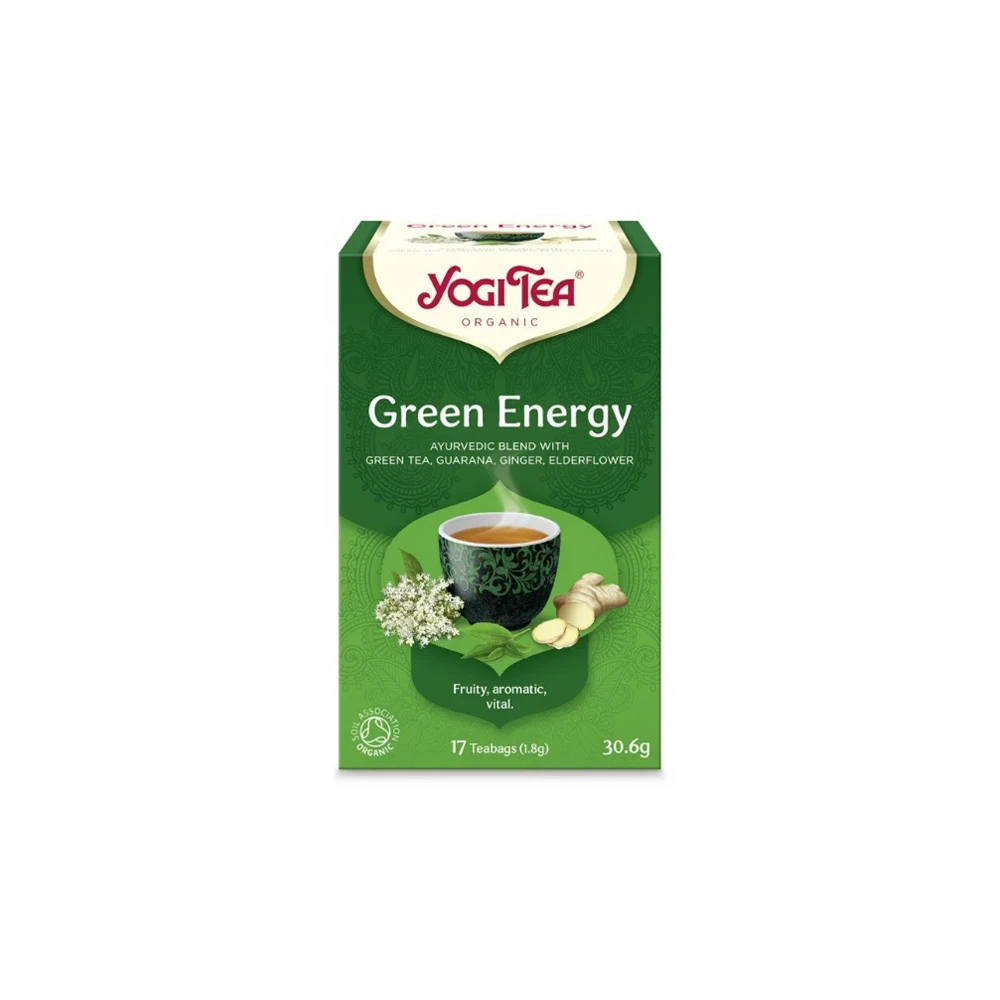YogiTea Green Energy Τea 17x1.8gr