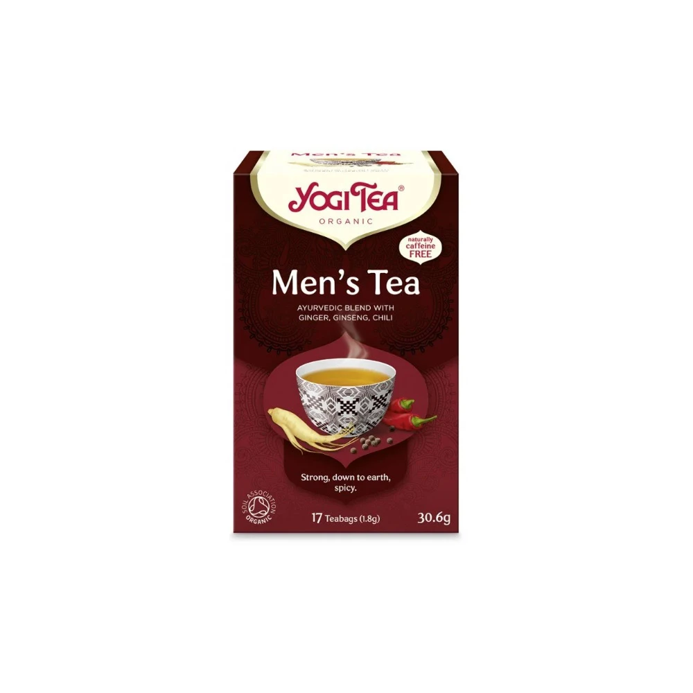 YogiTea Men's Tea Αφέψημα Για Άνδρες 17x1.8gr