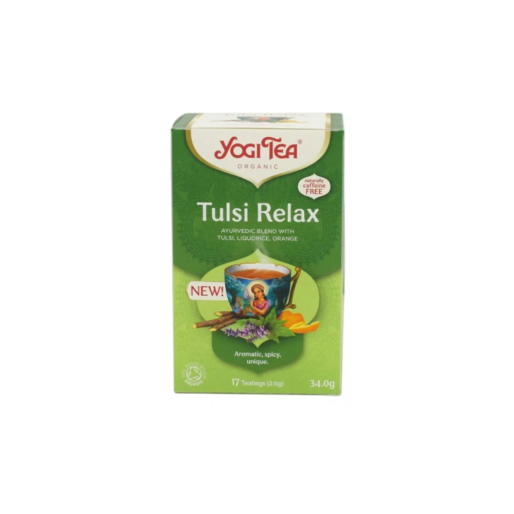 YogiTea Bio Tulsi Relax Aφέψημα Τσαγιού 17x2.0gr