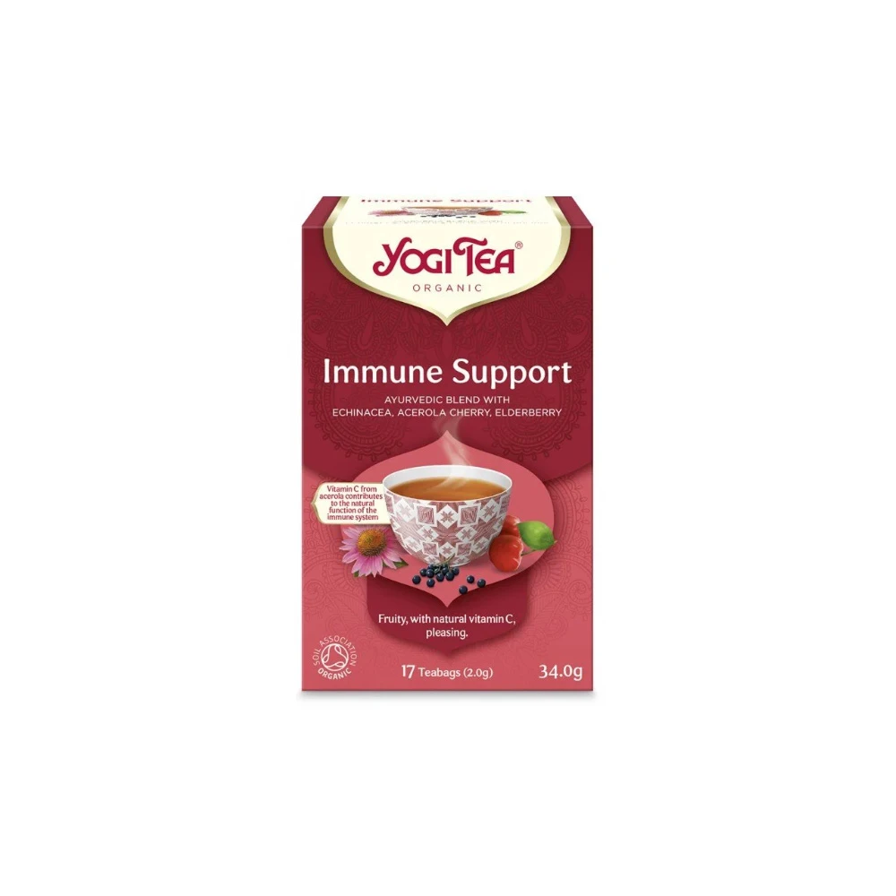 YogiTea Immune Support Αφέψημα Για Ενίσχυση Του Ανοσοποιητικού 17x2gr