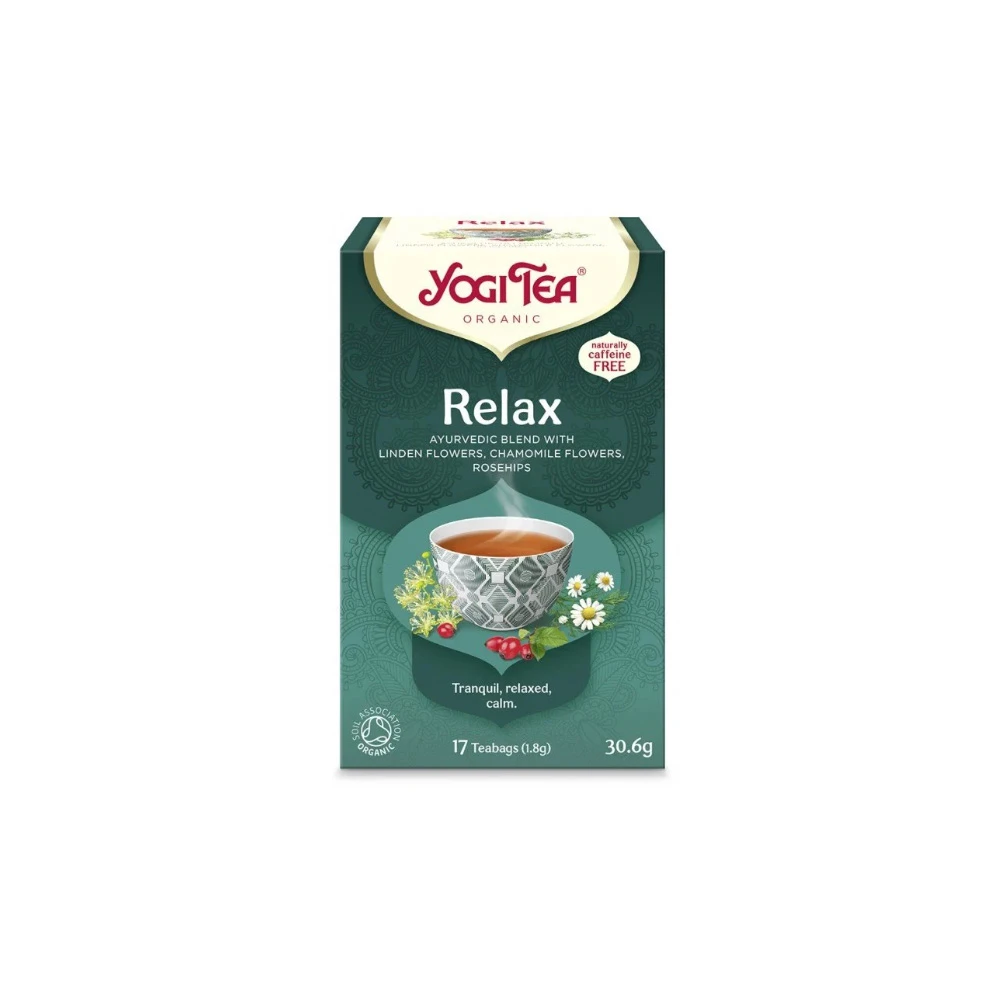YogiTea Relax Αφέψημα Για Χαλάρωση 17x1.8gr