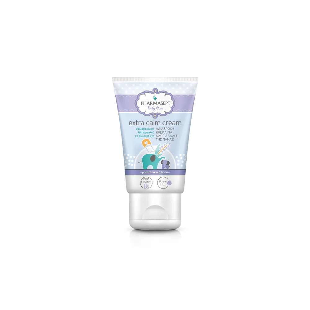 ΔΩΡΟ Pharmasept Baby Care Extra Calm Cream Αδιάβροχη Κρέμα Για Κάθε Αλλαγή Της Πάνας 40ml