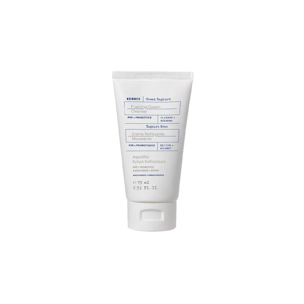 ΔΩΡΟ Korres Greek Yoghurt Foaming Cream Cleanser Γιαούρτι Αφρώδης Κρέμα Καθαρισμού Με Πρεβιοτικά & Προβιοτικά 75ml