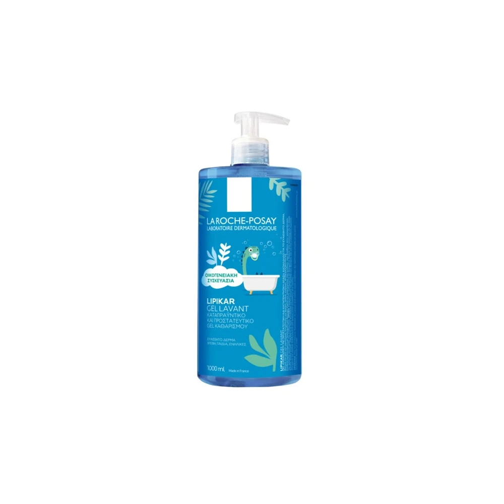 La Roche Posay Lipikar Gel Lavant Family Size Τζελ Καθαρισμού Με Καταπραϋντική Δράση 1Lt