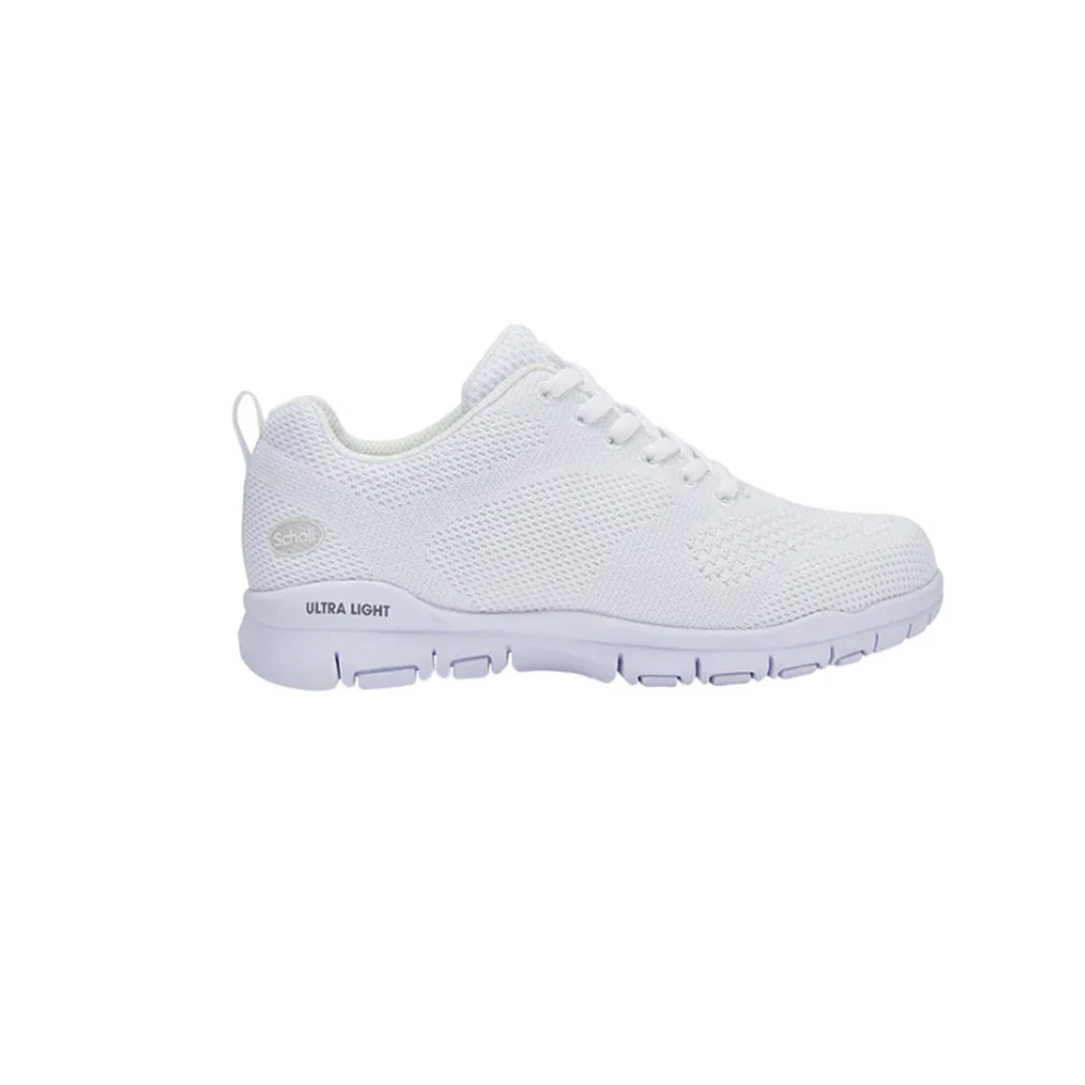 Scholl Shoes Jump Laces Women's Anatomical Sneakers White 1 pair