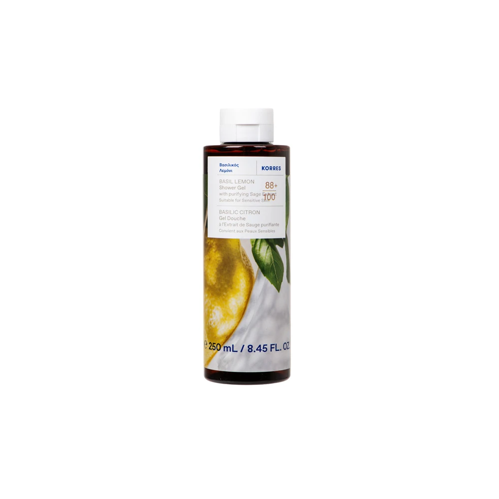 Korres Basil Lemon Shower Gel 250ml