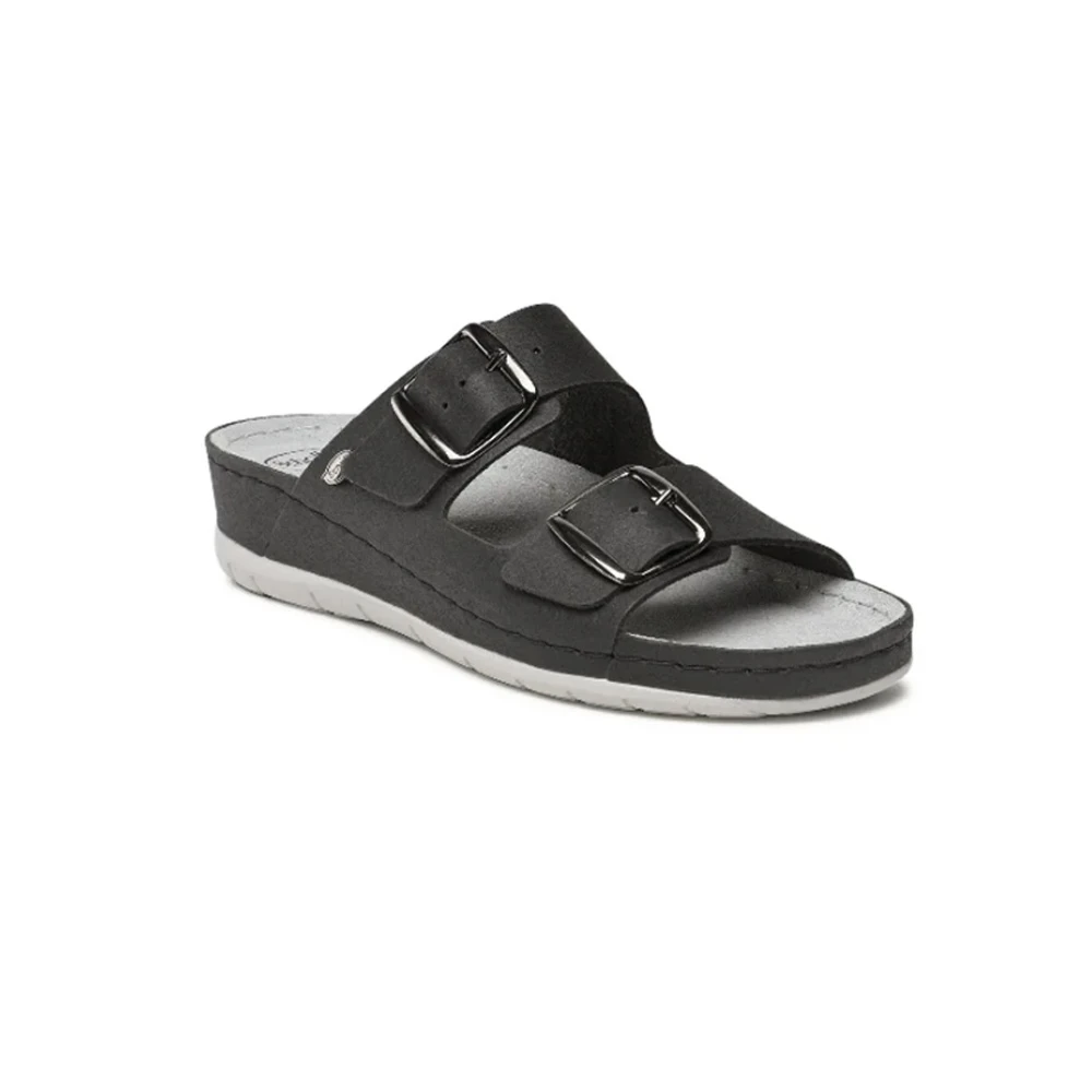 Scholl Shoes Aberdeen Men's Anatomical Slippers Black 1 pair