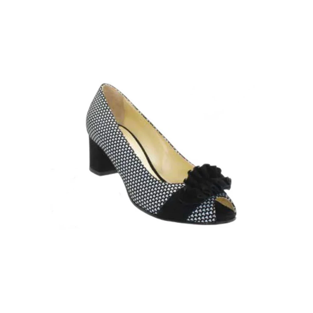 Genesis Coquet 10656 Women's Anatomical Heel White Black 1 pair