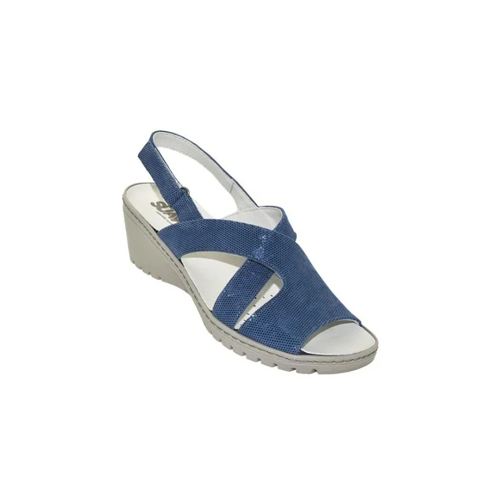Genesis Suave 5805T Women's Anatomical Sandal Blue 1 pair