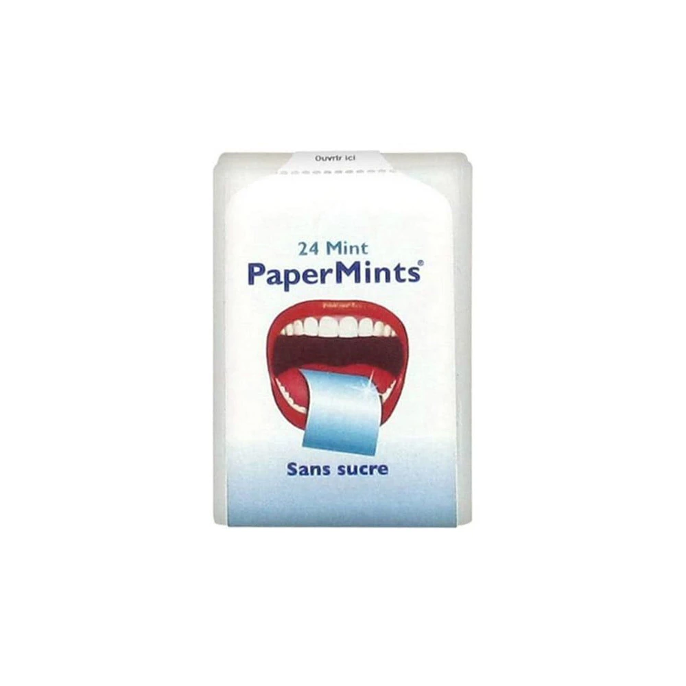 PaperMints Cool Caps Φύλλα Μέντας Για Δροσερή Αναπνοή 24 τεμάχια