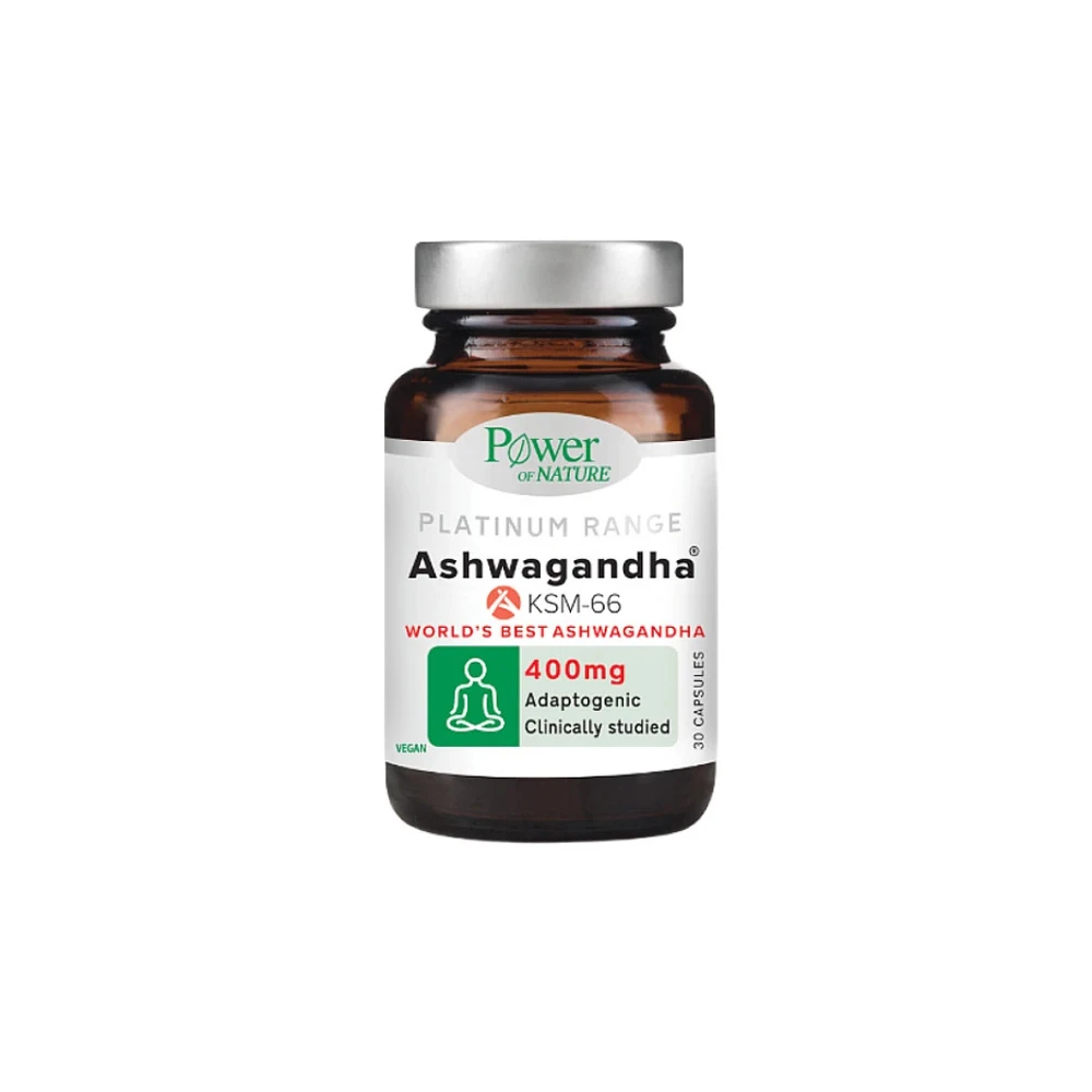 Power Health Ashwagandha Ασβαγκάντα KSM-66 30 κάψουλες