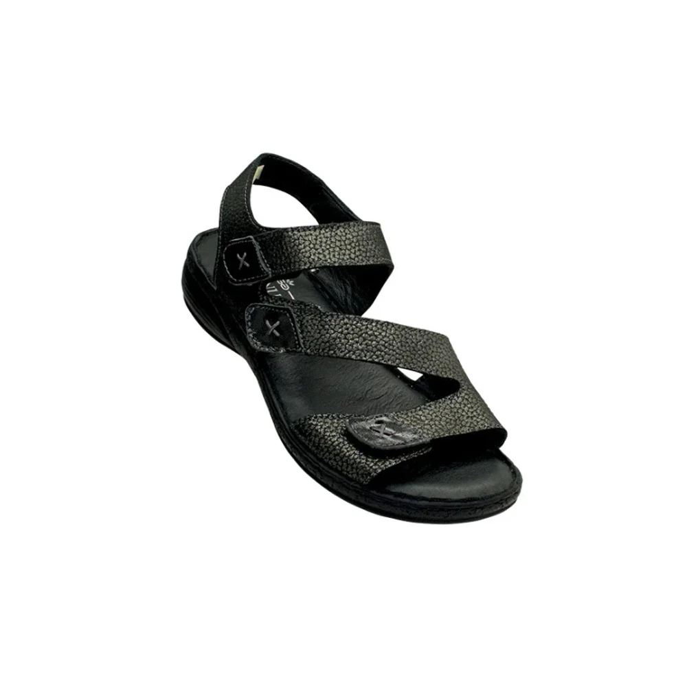 Genesis Emanuele 2840 Women's Anatomical Sandal Black 1 pair