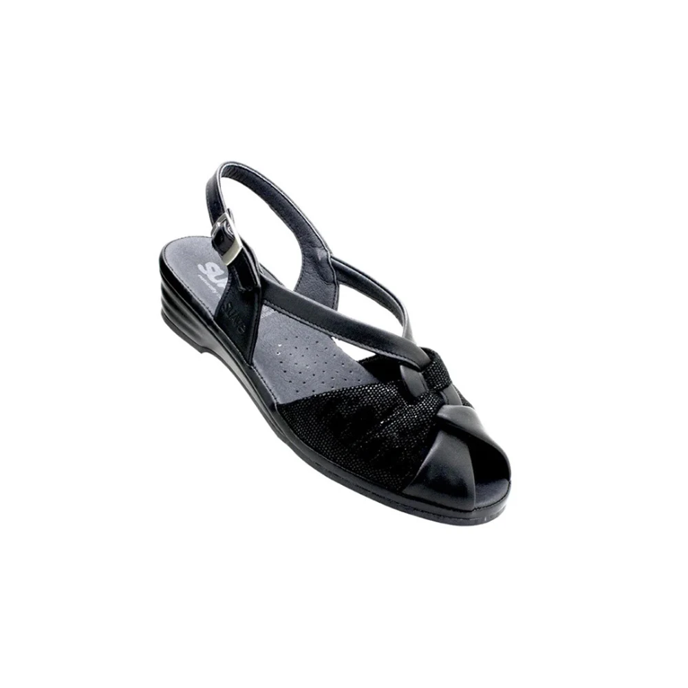 Genesis Suave 12T Women's Anatomical Sandal Black 1 pair