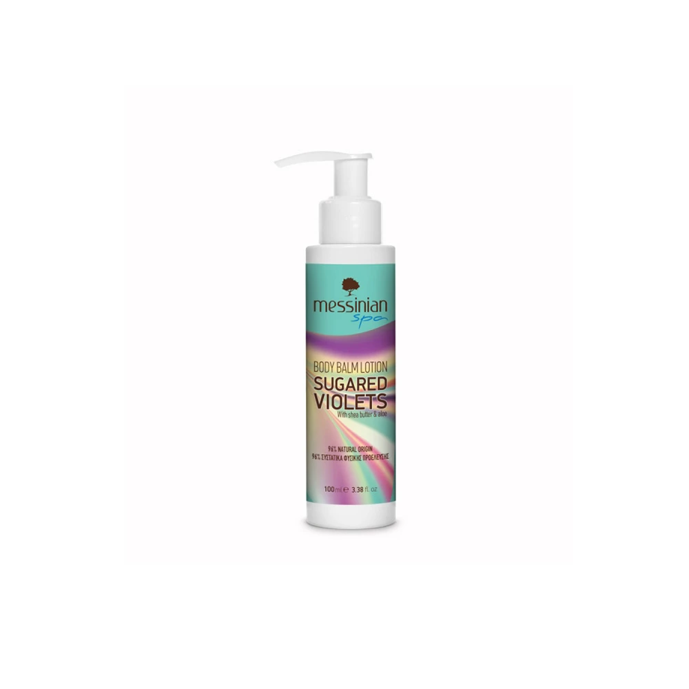 Messinian Spa Body Balm Lotion Sugared Violets 100ml