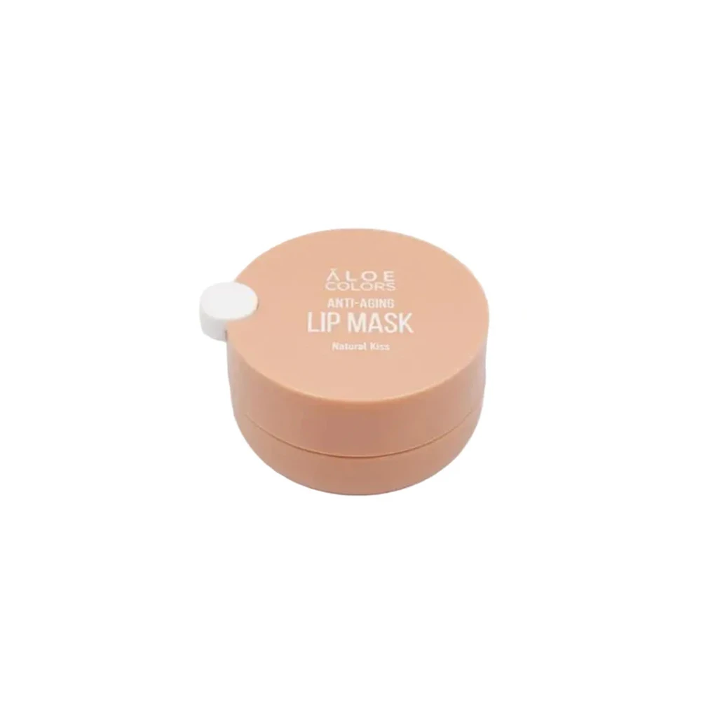 Aloe Colors Lip Mask Μάσκα Χειλιών Natural Kiss Anti-Aging Beige 10ml