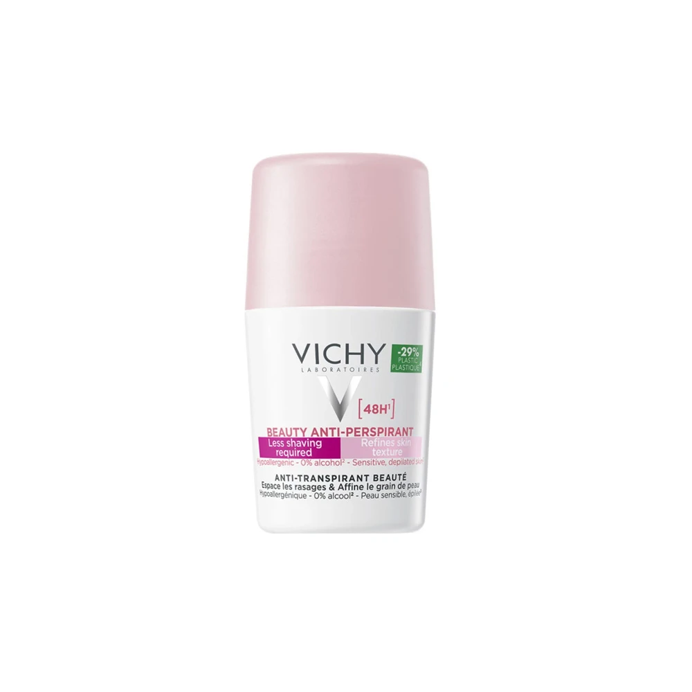 Vichy Beauty Anti-Perspirant 48h Ideal Finish Roll-on Αποσμητικό 48ωρης Προστασίας 50ml