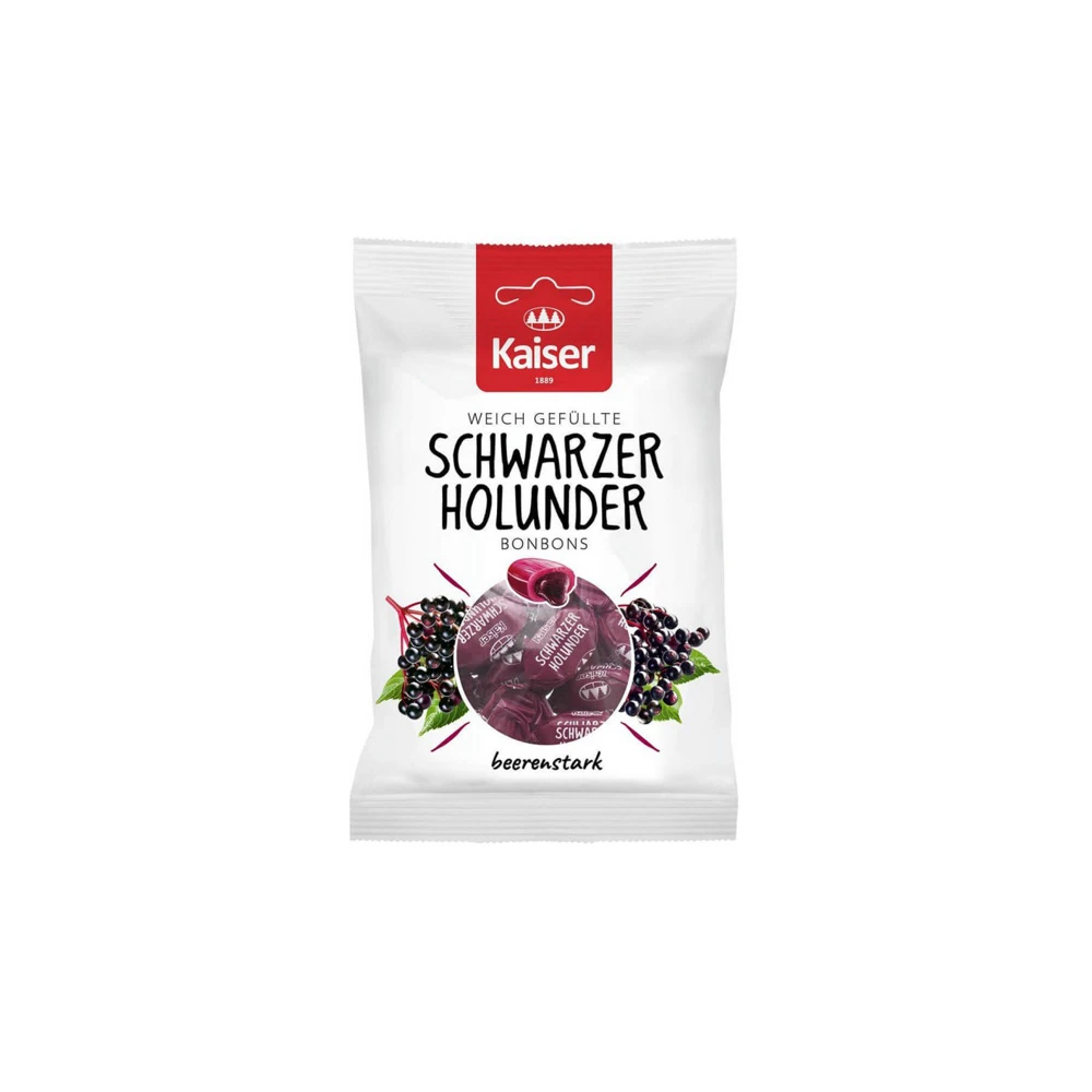 Kaiser Schwarzer Holunder Μαύρο Σαμπούκο Καραμέλες Για Τον Βήχα 90gr