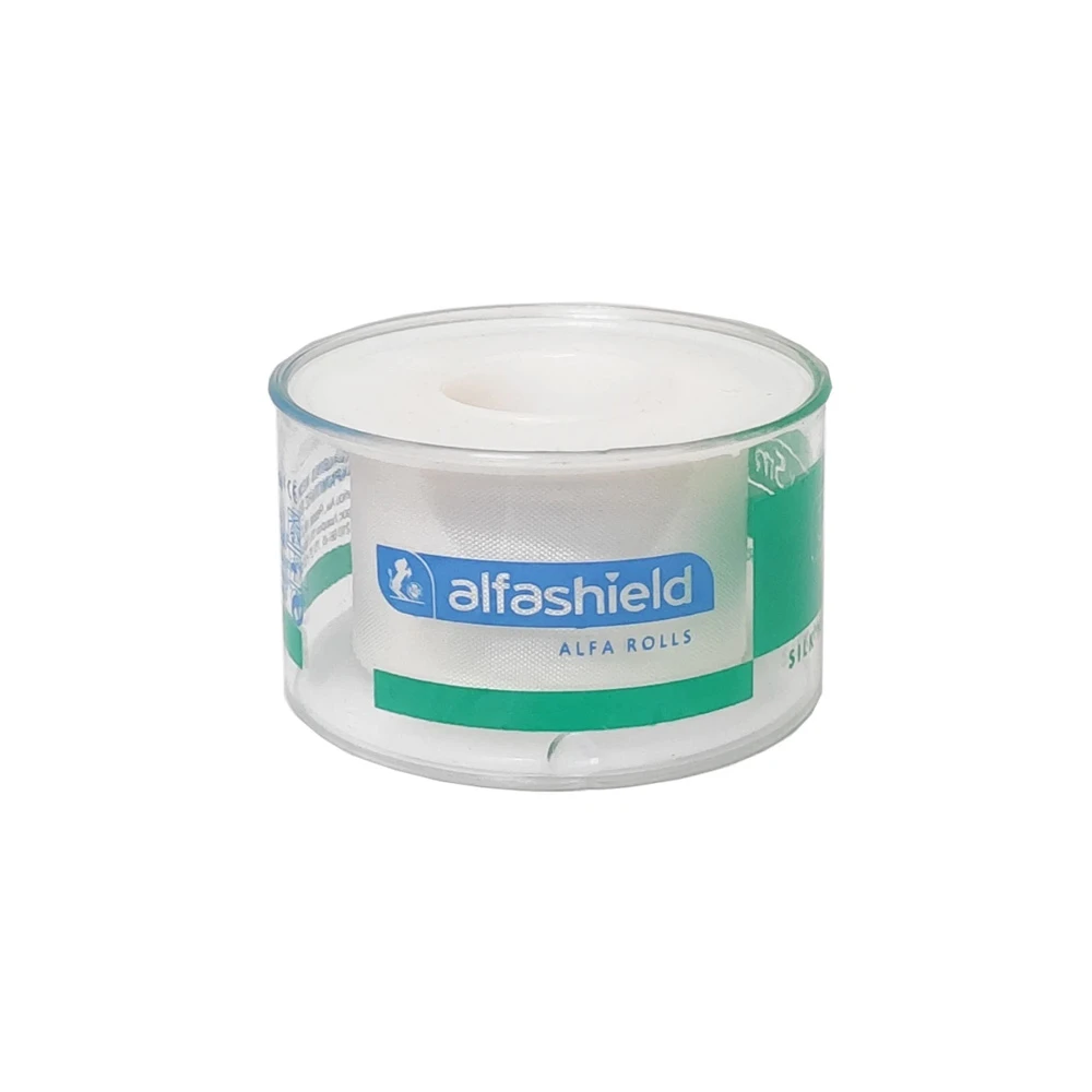 Alfashield Alfarolls Silk Medical Fixation Tape (1.25cm x 5m) 1 piece