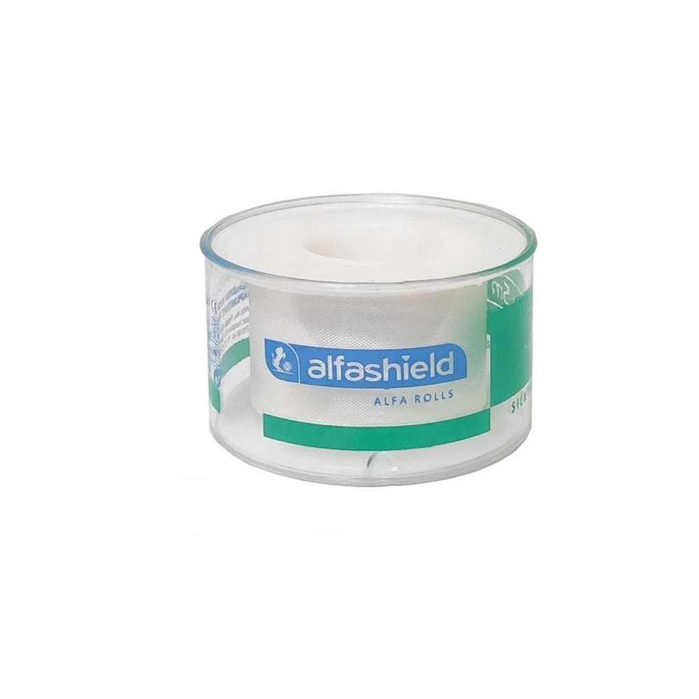 Alfashield Alfarolls Silk Medical Fixation Tape (2.5cm x 5m) 1 piece