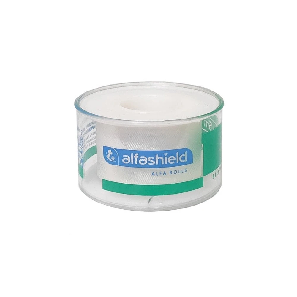 Alfashield Alfarolls Silk Medical Fixation Tape (5cm x 5m) 1 piece