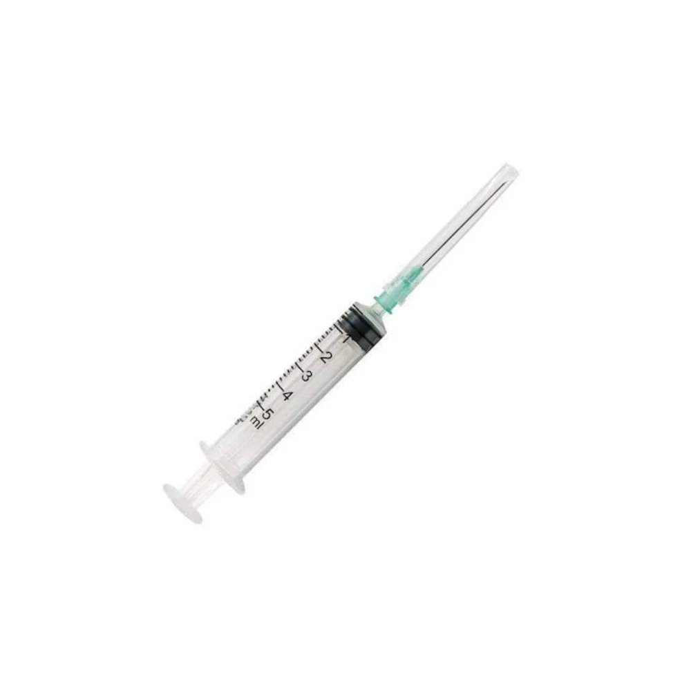 Nipro Luer Slip Syringe With Needle 5ml (21Gx1 1/2'') 1 piece
