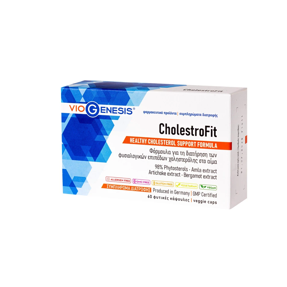 VioGenesis Cholestrofit Healthy Cholesterol Support Formula 60 vegan caps